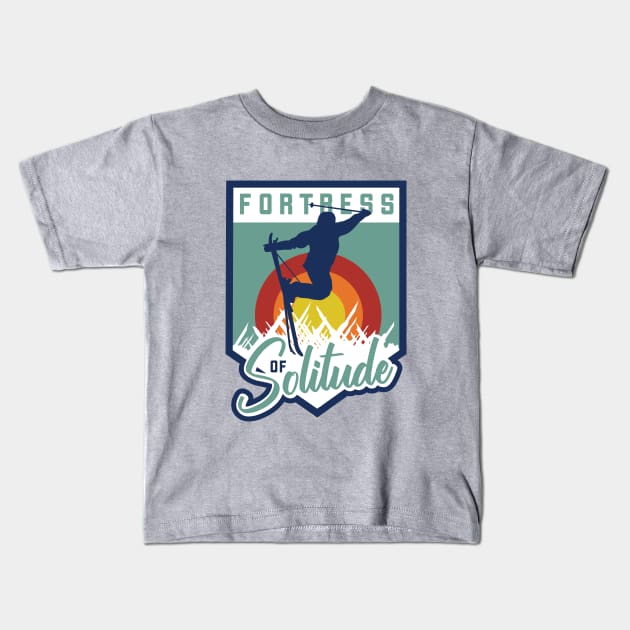 Fortress of Solitude Kids T-Shirt by MindsparkCreative